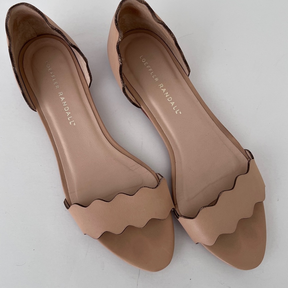 Loeffler Randall Beige Slip-On Sandal Size 37